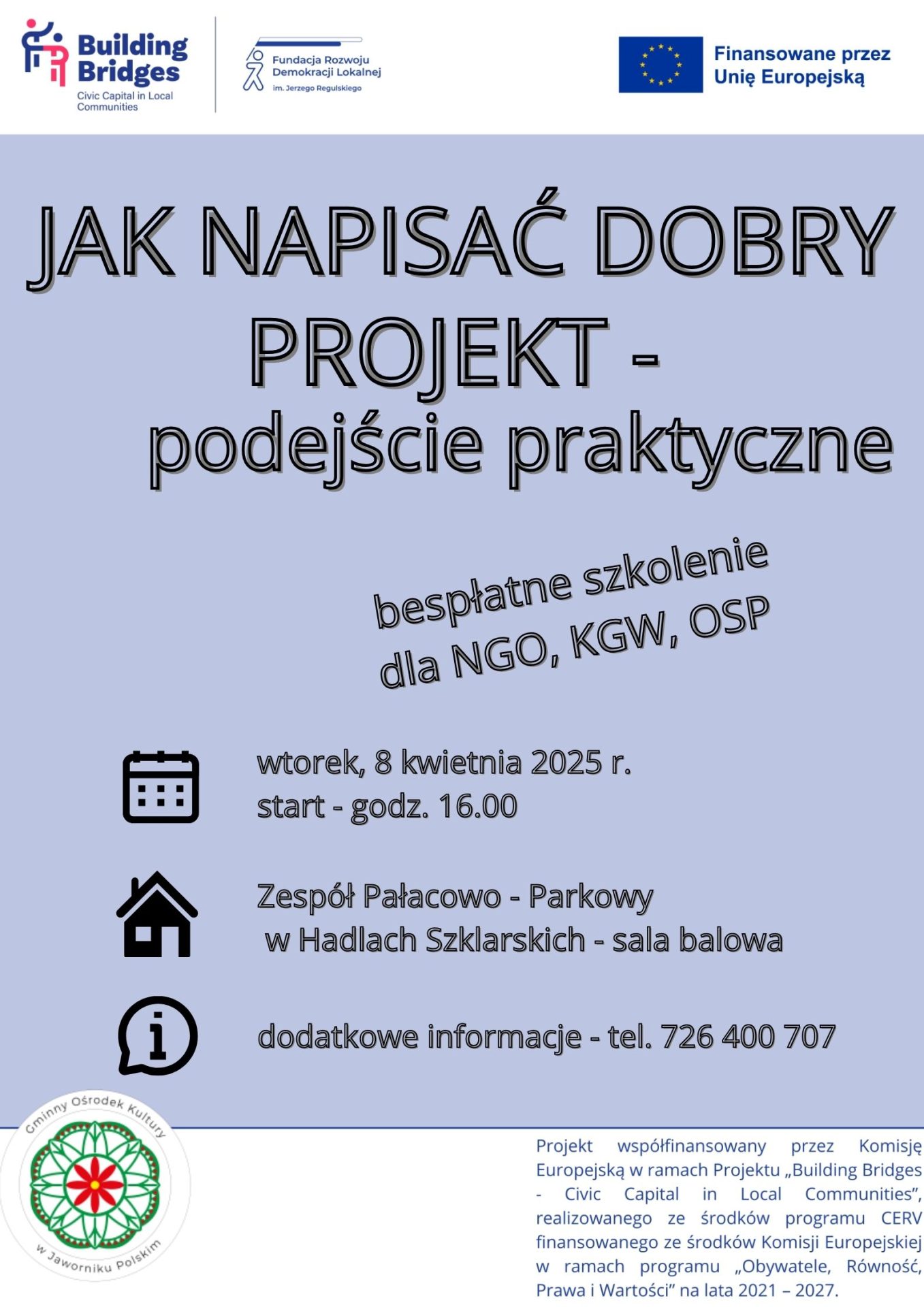 Plakat Jak napisać dobry projekt - podejście praktyczne