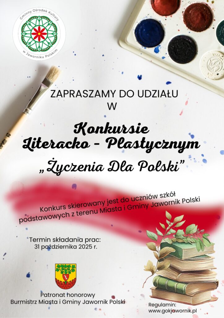 Plakat Konkurs Życzenia dla Polski