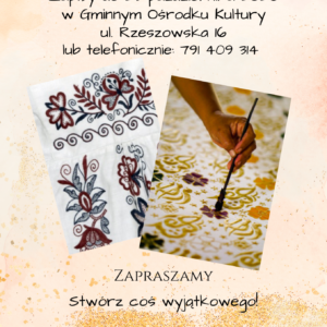 Warsztaty batiku